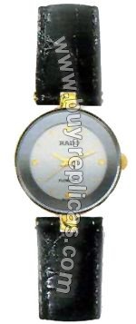 Rado Florence Gold-Tone Black Leather Ladies Watch R48745105