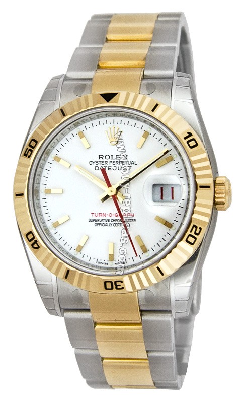 Rolex Oyster Perpetual Datejust Two-Tone Mens Watch 116263-WSO