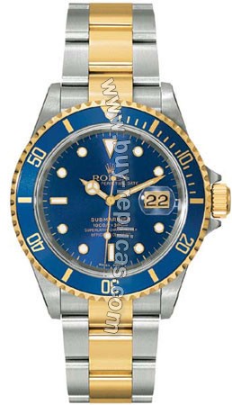 Rolex Oyster Perpetual Submariner Date Mens Watch 16613-BLSO