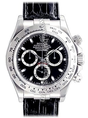 Rolex Oyster Perpetual Cosmograph Daytona 18kt White Gold Mens Watch 116519