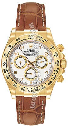 Rolex Oyster Perpetual Cosmograph Daytona 18kt Gold Mens Watch 116518