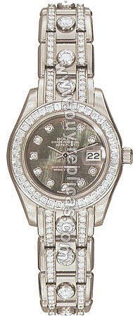 Rolex Oyster Perpetual Lady Datejust Pearlmaster Diamond Ladies Watch 80309PM