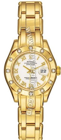 Rolex Oyster Perpetual Lady Datejust Pearlmaster 18kt Yellow Gold Diamond Ladies Watch 80318PM