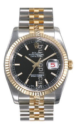 Rolex Oyster Perpetual Datejust Mens Watch 116233-BKSJ