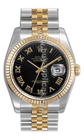 Rolex Oyster Perpetual Datejust Mens Watch 116233-BKSBRJ