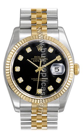 Rolex Oyster Perpetual Datejust Mens Watch 116233-BKDJ