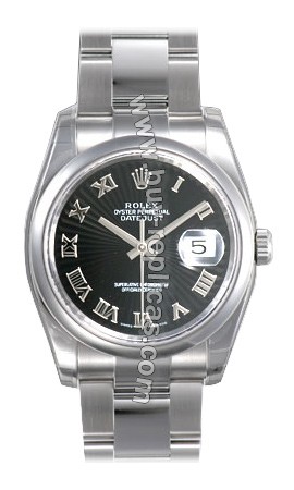 Rolex Oyster Perpetual Datejust Mens Watch 116200-BKSO