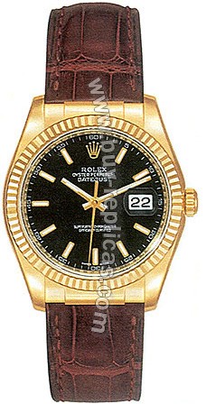 Rolex Oyster Perpetual Datejust Mens Watch 116138-BKSL