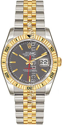 Rolex Oyster Perpetual Datejust Two-Tone 18kt Gold and Steel Mens Watch 116263