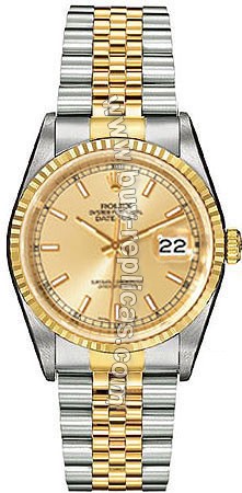 Rolex Oyster Perpetual Datejust Two-Tone 18kt Gold and Steel Mens Watch 116233CJ