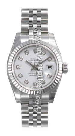 Rolex Oyster Perpetual Lady Datejust Ladies Watch 179174-WDJ