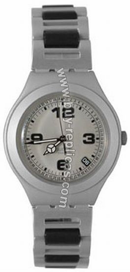 Swatch Unisex Unpolished Watch YGS4027AG