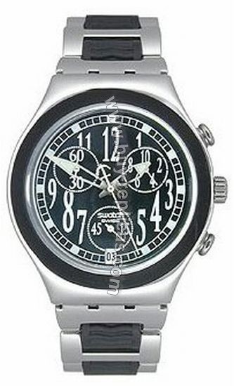 Swatch Watch Black Move Chronograph Watch YCS459G