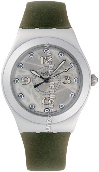 Swatch Sparkling Olive Unisex Watch YLS1017