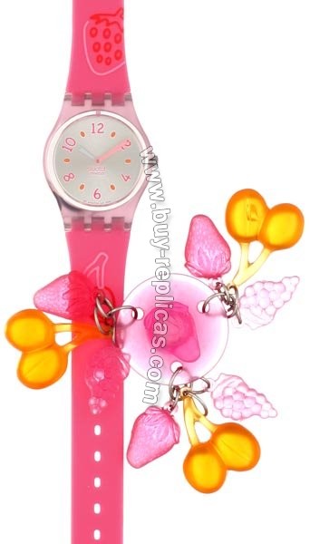 Swatch Red Fruit Jam Unisex Watch LV107