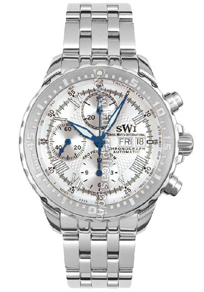 Swiss Watch International Limited Edition Chronograph Stainless Steel Men's Watch A9258.S.S.S/BRS