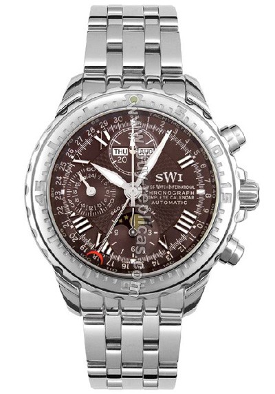 Swiss Watch International Limited Edition Chronograph Stainless Steel Men's Watch A9259.S.BR.S