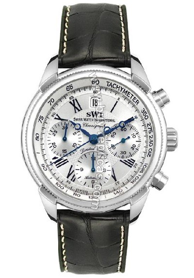 Swiss Watch International Limited Edition Chronograph Stainless Steel Men's Watch A9244.S.S.A1