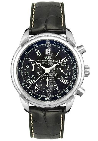 Swiss Watch International Limited Edition Chronograph Stainless Steel Men's Watch A9244.S.B.A1