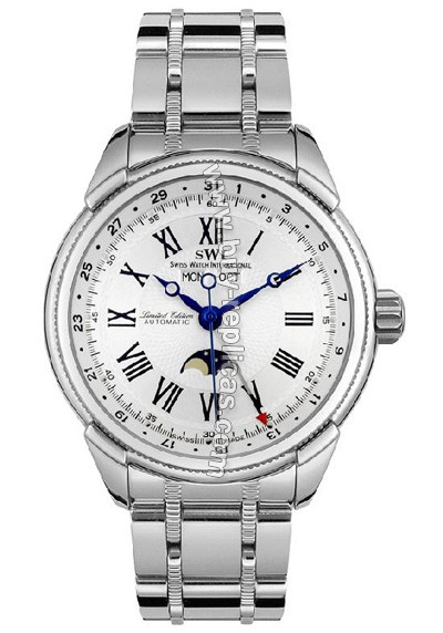 Swiss Watch International Limited Edition Moon Phase Indicator Men's Watch A9242.S.S.S