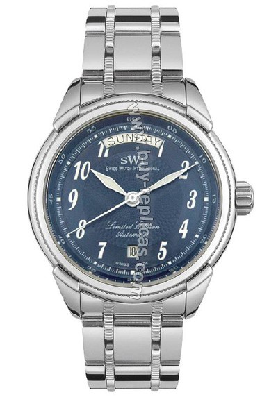 Swiss Watch International Limited Edition Stainless Steel Men's Watch A9240.S.BL.S.A