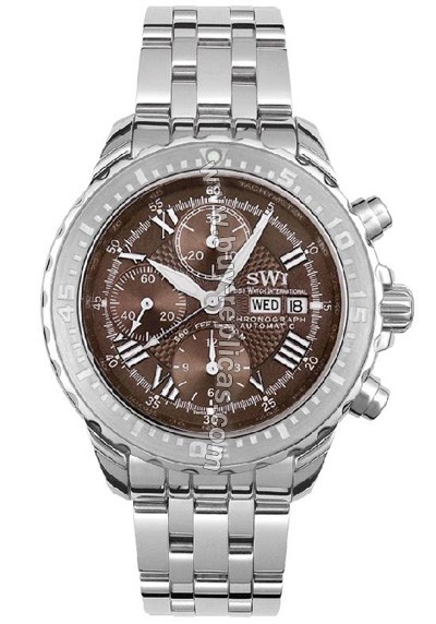 Swiss Watch International Limited Edition Chronograph Stainless Steel Men's Watch A9258.S.BR.S/BRS