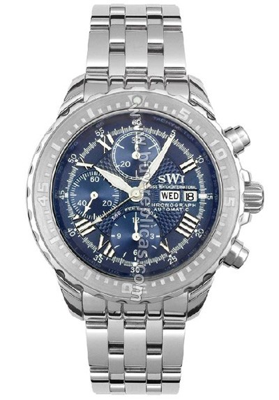 Swiss Watch International Limited Edition Chronograph Men's Watch A9258.S.BL.S/BRS