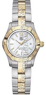 Tag Heuer 2000 Aquaracer Two-Tone Ladies Watch WAF1424.BB0814