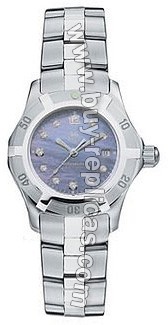 Tag Heuer 2000 Aquaracer Diamond Lilac Ladies Watch WAF1419.BA0813