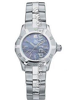 Tag Heuer 2000 Aquaracer Blue Mother-of-Pearl Ladies Watch WAF1417.BA0812