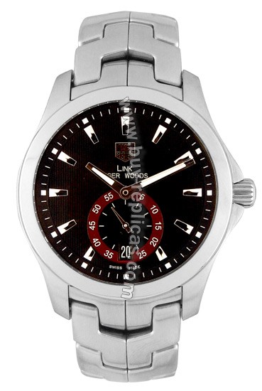 Tag Heuer Link Limited Edition Tiger Woods Steel Black Mens Watch WJF211D.BA0570