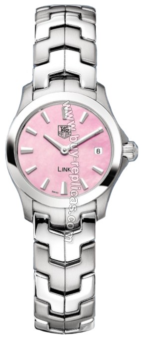 Tag Heuer Link Pink Mother-of-Pearl Ladies Watch WJF1412.BA0585