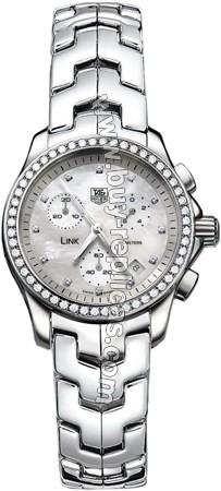 Tag Heuer Link Lady Diamond Chronograph Ladies Watch CJF1314.BA0580