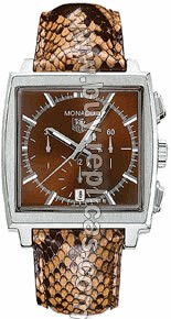 Tag Heuer Monaco Brown Mens Watch CW2114.EB0017