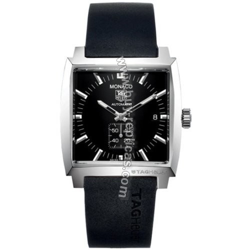 Tag Heuer Monaco Black Mens Watch WW2110.FT6005