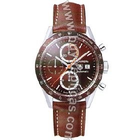 Tag Heuer Carrera Brown Chronograph Tachymeter Automatic Mens Watch CV2013.FC6206