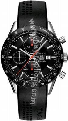 Tag Heuer Carrera Classic Tachymeter Black Mens Watch CV2014.FT6007