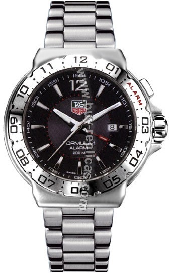 Tag Heuer Formula 1 Alarm Steel Mens watch WAC111A.BA0850