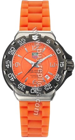 Tag Heuer Formula 1 Orange Quartz MIdsize Watch WAC1213.BT0708