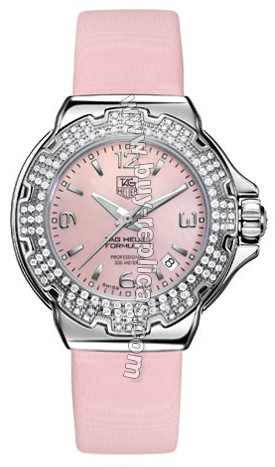 Tag Heuer Formula One Maria Sharapova Diamond Pink Ladies Watch WAC1216.BC0841