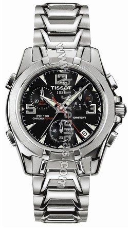 Tissot PR100X Steel Chronograph Black Mens Watch T14.1.486.52