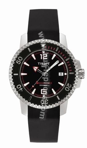 Tissot Diver Seastar Steel Black Rubber Mens Watch T19.1.491.52