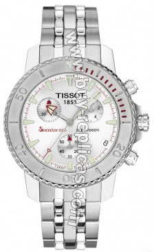 Tissot Diver Seastar Steel Chronograph Silver Mens Watch T19.1.485.31