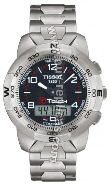 Tissot T-Touch Titanium Analog/Digital Multifunction Mens Watch T33.7.788.51