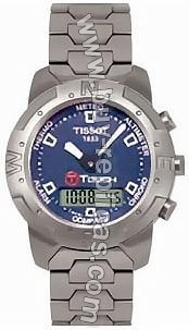 Tissot T-Touch Titanium Analog/Digital Multifunction Blue Mens Watch  T33.7.588.41