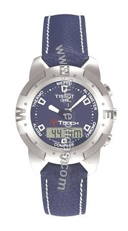 Tissot T-Touch Steel Analog/Digital Multifunction Blue Mens Watch T33.1.538.41