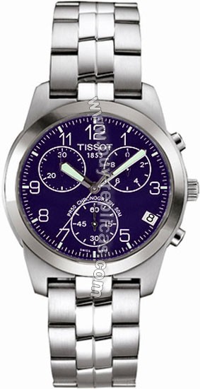 Tissot PR50 Chronograph Steel Blue Mens Watch T34.1.488.42