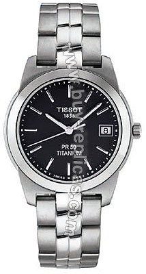 Tissot PR50 Titanium Black Mens Watch T34.7.481.61