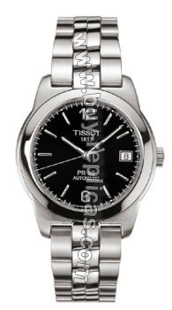 Tissot PR50 Steel Black Mens Watch T34.1.483.52