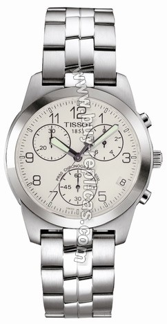 Tissot PR50 Steel Chronograph Silver Mens Watch T34.1.488.32